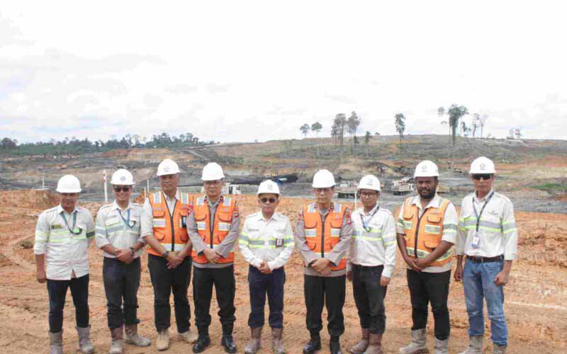 Kapolda Kaltara Apresiasi Dukungan Program Harkamtibmas PT. PKN, Kunjungi Site Tambang di Desa Apung