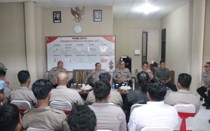 Kapolda Kaltara Kunjungi Polsek Tanjung Palas Utara, Apresiasi Kondisi Mako dan Tekankan Peran Bhabinkamtibmas