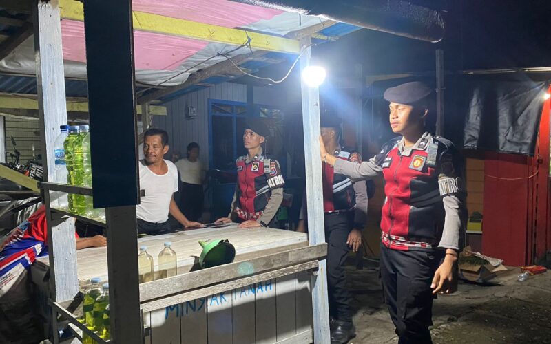 Ditsamapta Polda Kaltara Gelar Patroli Dialogis R4 di Wilayah Tanjung Selor Kabupaten Bulungan