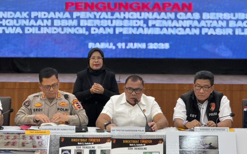 Bareskrim Polri Ungkap 5 Kasus Besar Penyalahgunaan BBM dan Gas Subsidi di Berbagai Daerah