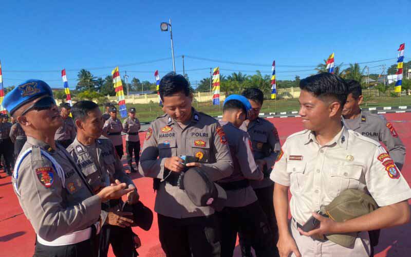 Tingkatkan Disiplin dan profesionalitas, Bid Propam Polda Kaltara Laksanakan Gaktibplin personil Polda Kaltara