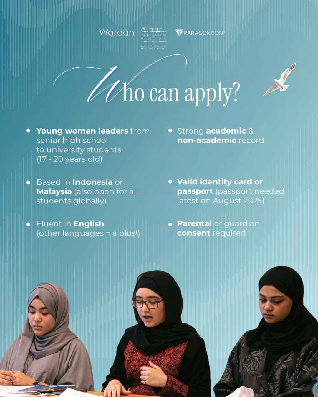 Daftar Segera! Program Kepemimpinan Perempuan Muda di Qatar Kolaborasi ParagonCorp & Al Mujadilah Qatar