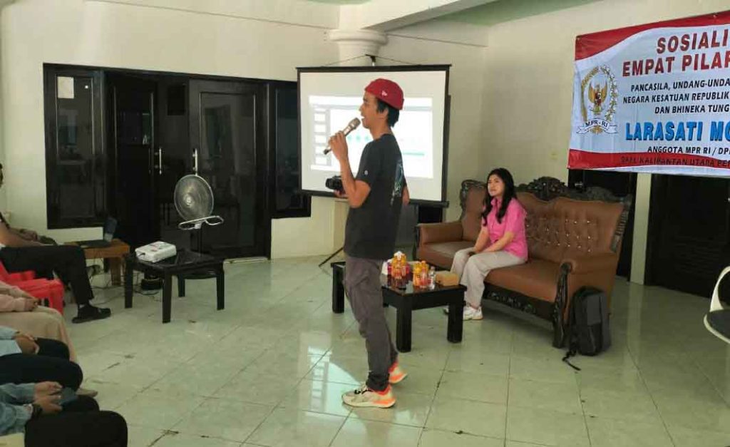 Tingkatkan Nasionalisme, Larasati Moriska Sosialisasikan Empat Pilar MPR RI ke Pelajar di Nunukan