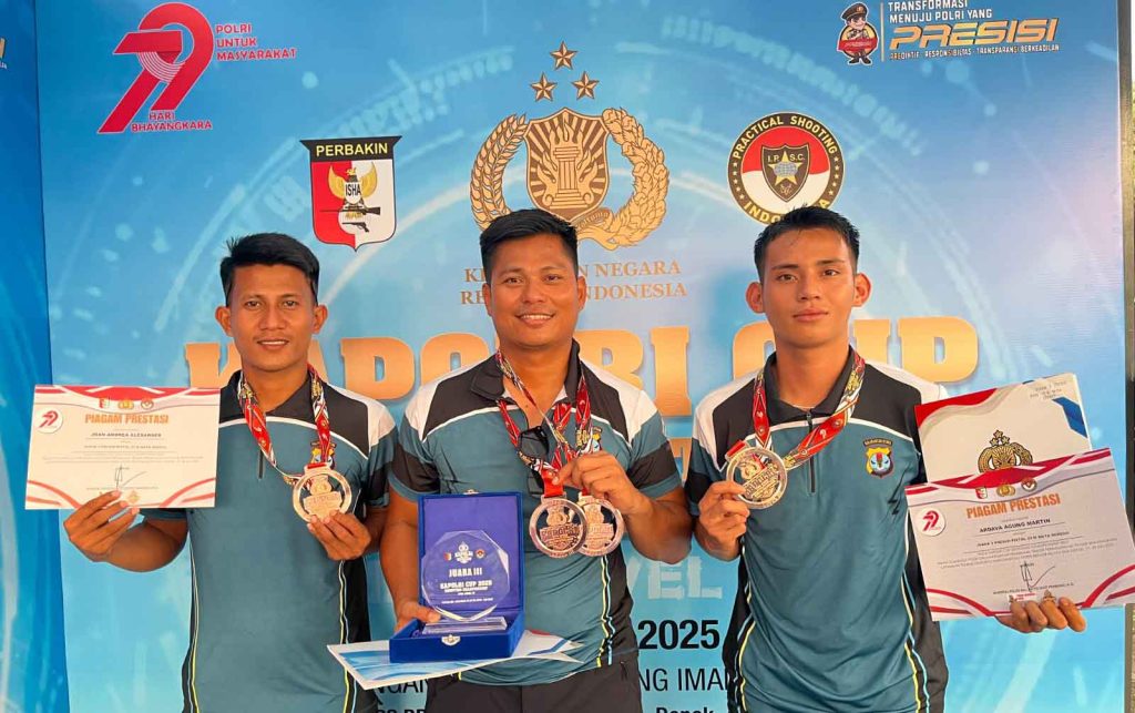 Brimob Polda Kaltara Ukir Prestasi Kejuaraan Menembak Piala Kapolri 2025