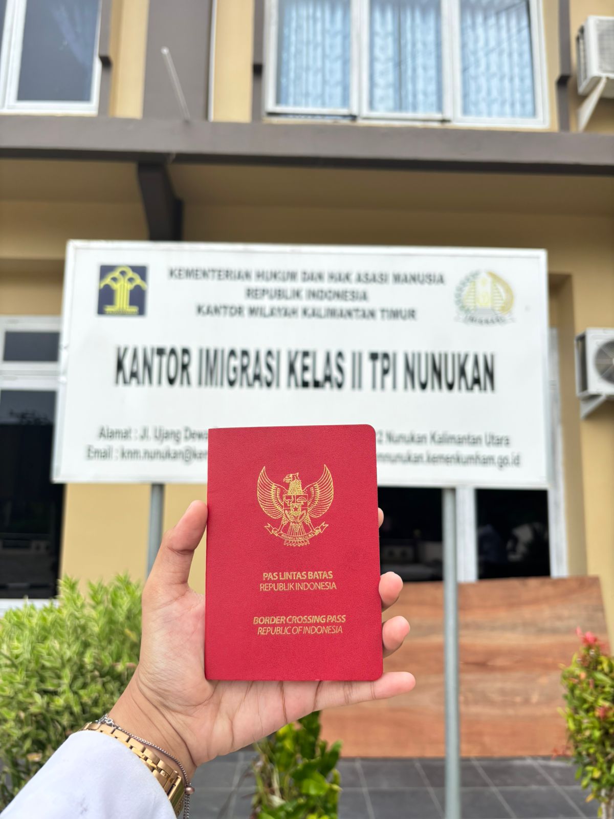 Imigrasi Nunukan Tingkatkan Layanan, Pas Lintas Batas Selesai Sehari