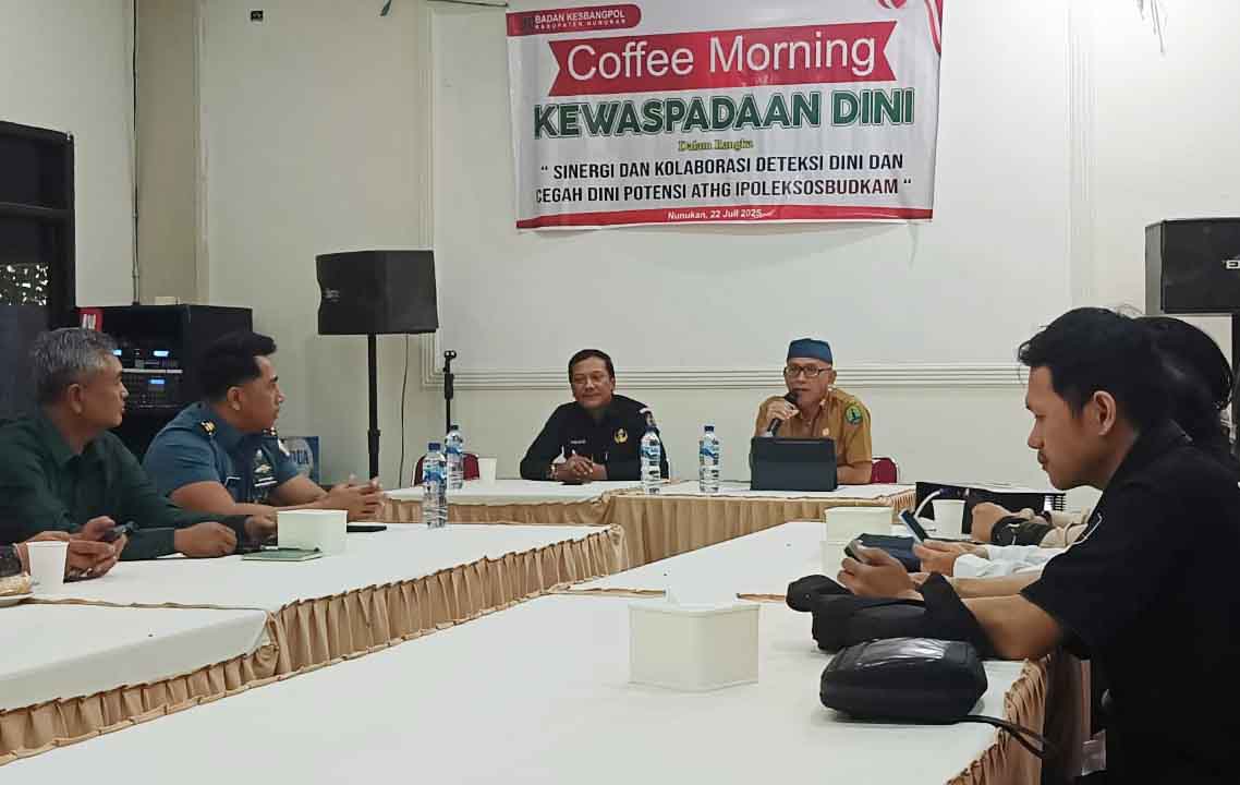Cegah ATHG, Kesbangpol Nunukan Perkuat Kolaborasi dengan Insan Pers dan Intelijen