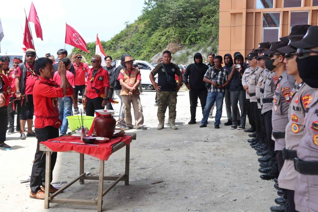 Polda Kaltara Kawal Aksi Damai Masyarakat Adat, Aspirasi Disampaikan Secara Tertib
