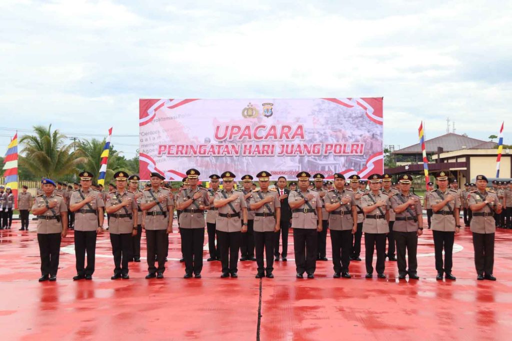 Polda Kaltara Menggelar Upacara Dalam Rangka Peringatan Hari Juang Polri