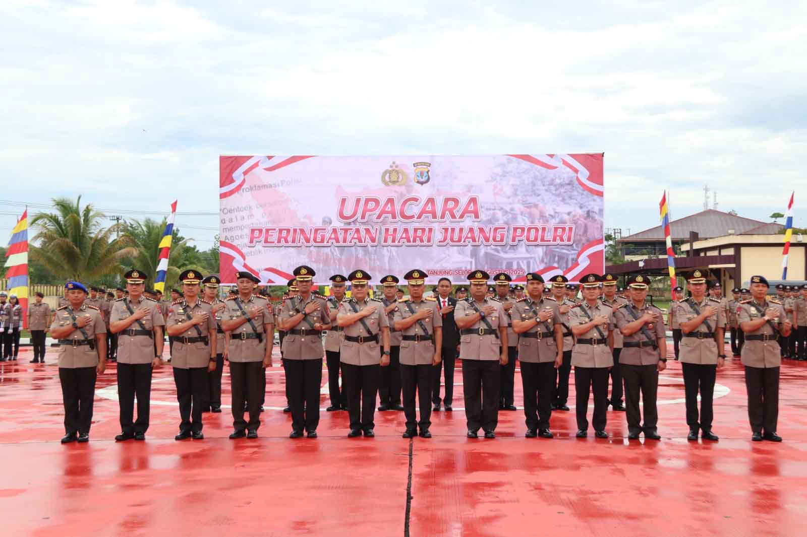 Polda Kaltara Menggelar Upacara Dalam Rangka Peringatan Hari Juang Polri