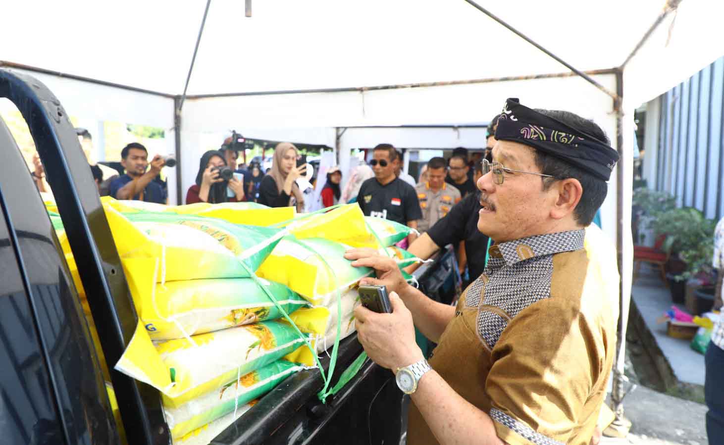 Wagub Apresiasi Bazar Gerakan Pangan Murah LPP TVRI Kaltara