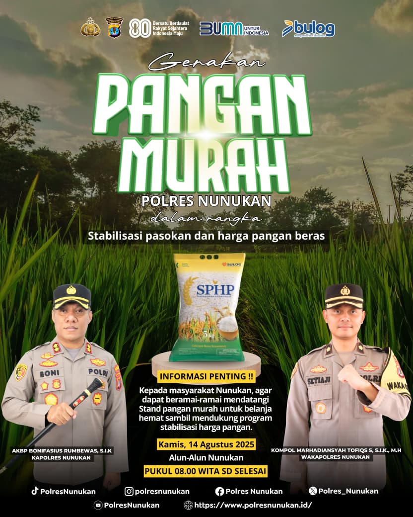 Polri Gelar Gerakan Pangan Murah Serentak di Seluruh Indonesia