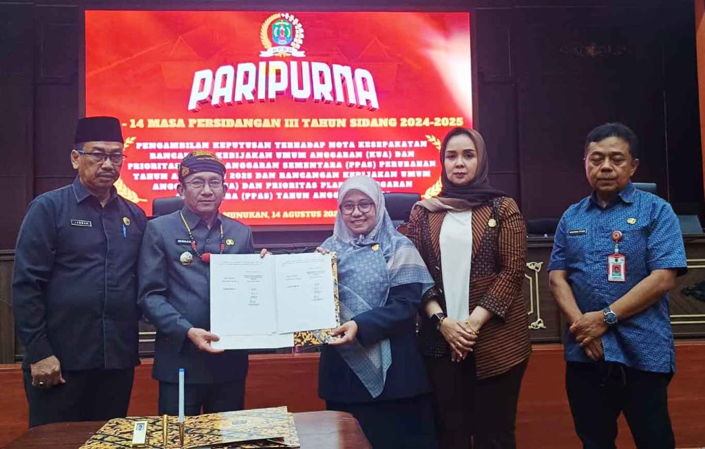 DPRD Nunukan Setujui KUA PPAS Perubahan 2025 dan KUA PPAS 2026