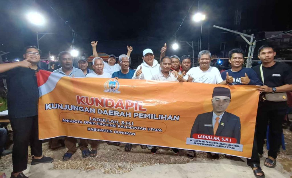 Meriahkan HUT RI Ke 80, H. Ladullah Kunjungi Daerah Pemilihan di Nunukan