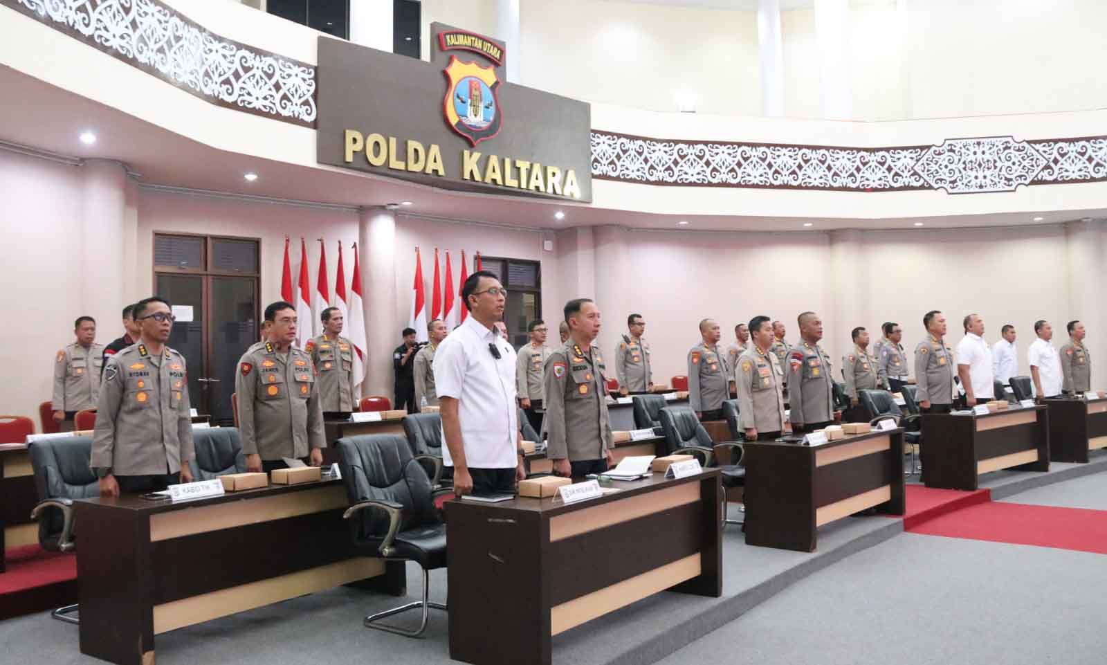 Kapolda Kaltara Pimpin Taklimat Awal Audit Kinerja Itwasum Polri Tahap II T.A. 2025