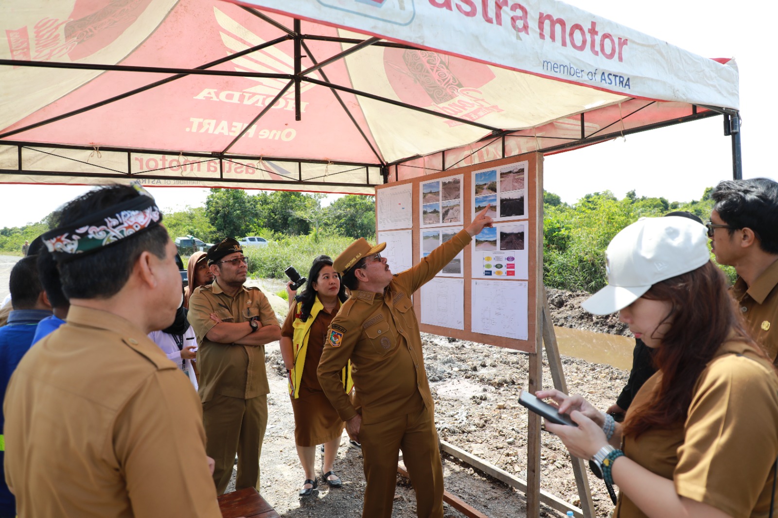 Wagub Laksanakan Monev Kunjungan Kerja Progres Pembangunan di Tanjung Palas, Kabupaten Bulungan