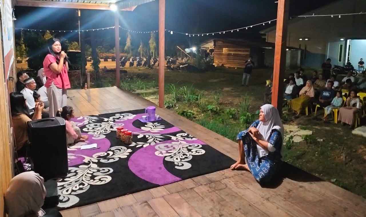 Larasati Moriska Ajak Warga Sei Jepun Perkuat Nasionalisme Melalui Empat Pilar MPR RI