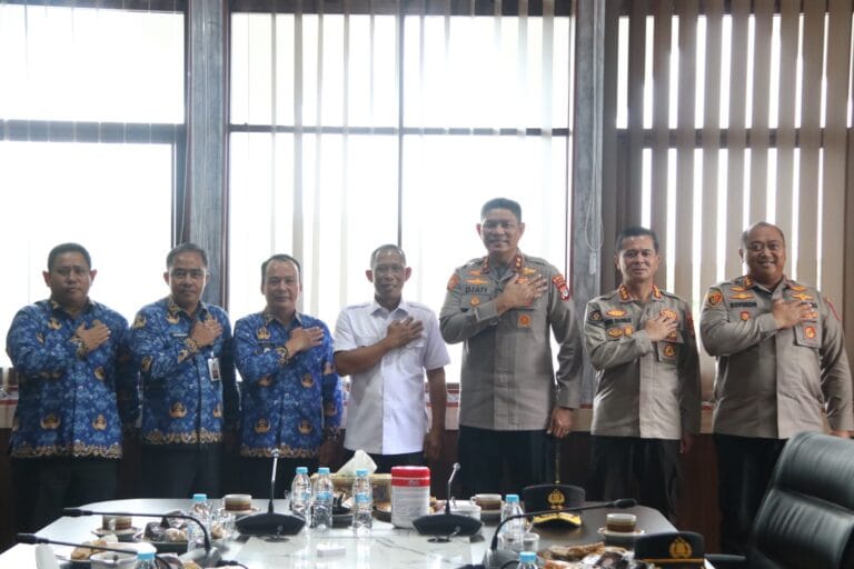 Kapolda Kaltara Perkuat Sinergitas Dengan laksanakan Kunjungan Kerja ke Kantor Bupati Bulungan