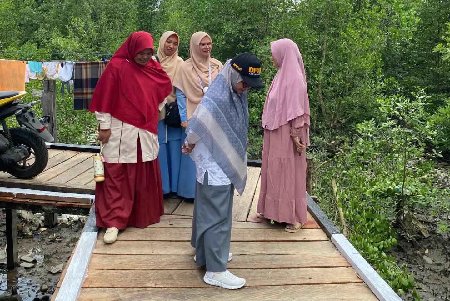 DPRD Nunukan Tinjau Langsung Hasil Rehabilitasi Jembatan Jerambah Tanjung Nunukan