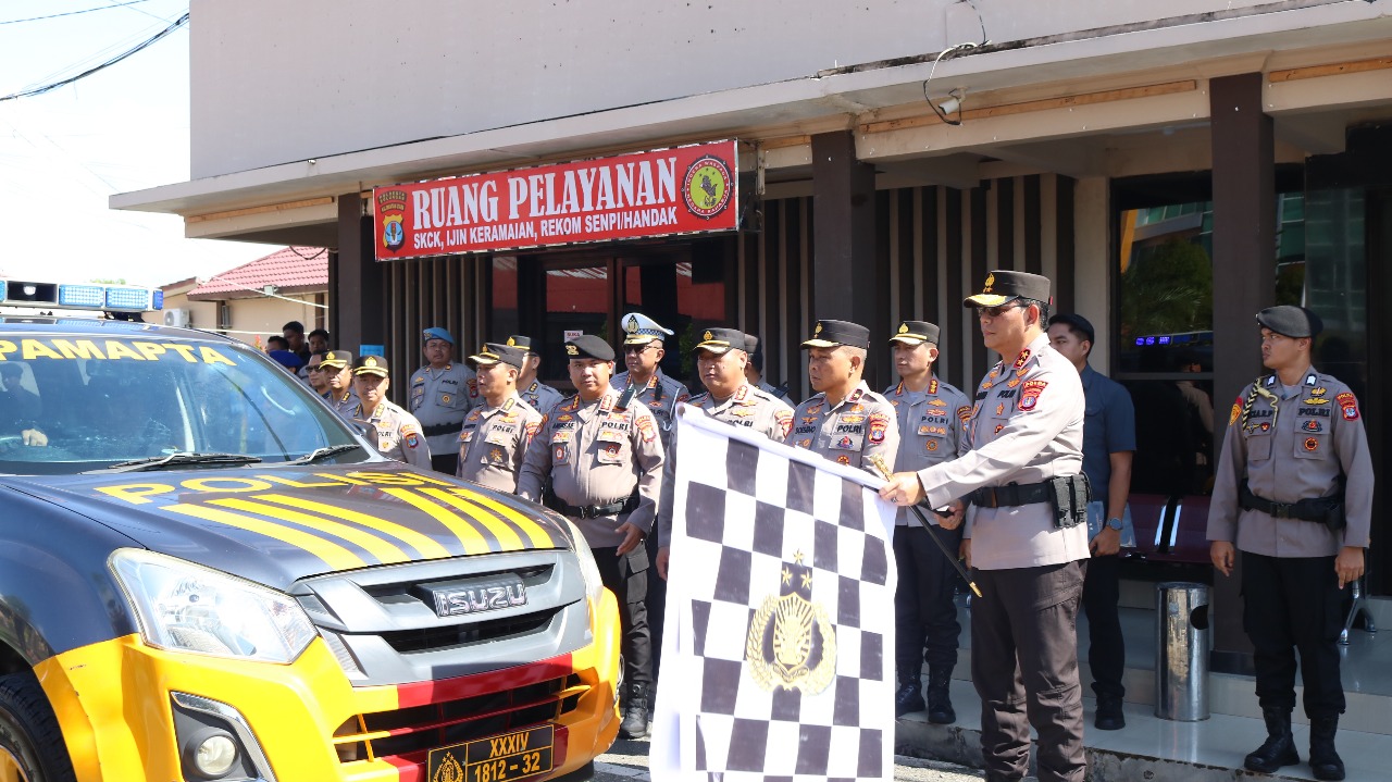 Wujudkan Polri Presisi, Cepat, Tanggap, dan Berempati, Polda Kaltara Launching PAMAPTA