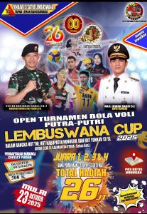 Satgas Pamtas Yonkav 13/SL Gelar Turnamen Voli Lembuswana Cup 2025 di Nunukan