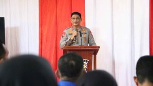 Kapolda Kalimantan Utara Irjen Pol. Djati Wiyoto Abadhy, S.I.K. bersama serikat buruh Se Kalimantan Utara