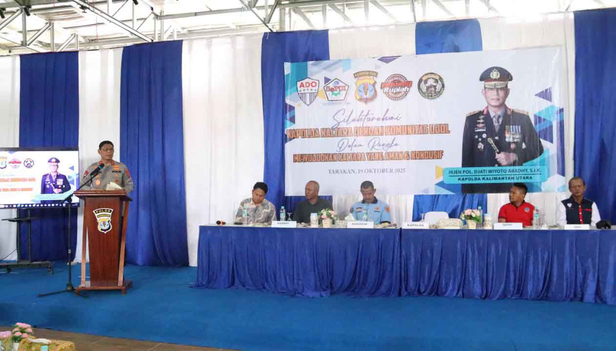Deklarasi Damai, Kapolda Kaltara Ajak Ojol Tarakan Bersinergi Jaga Kamtibmas