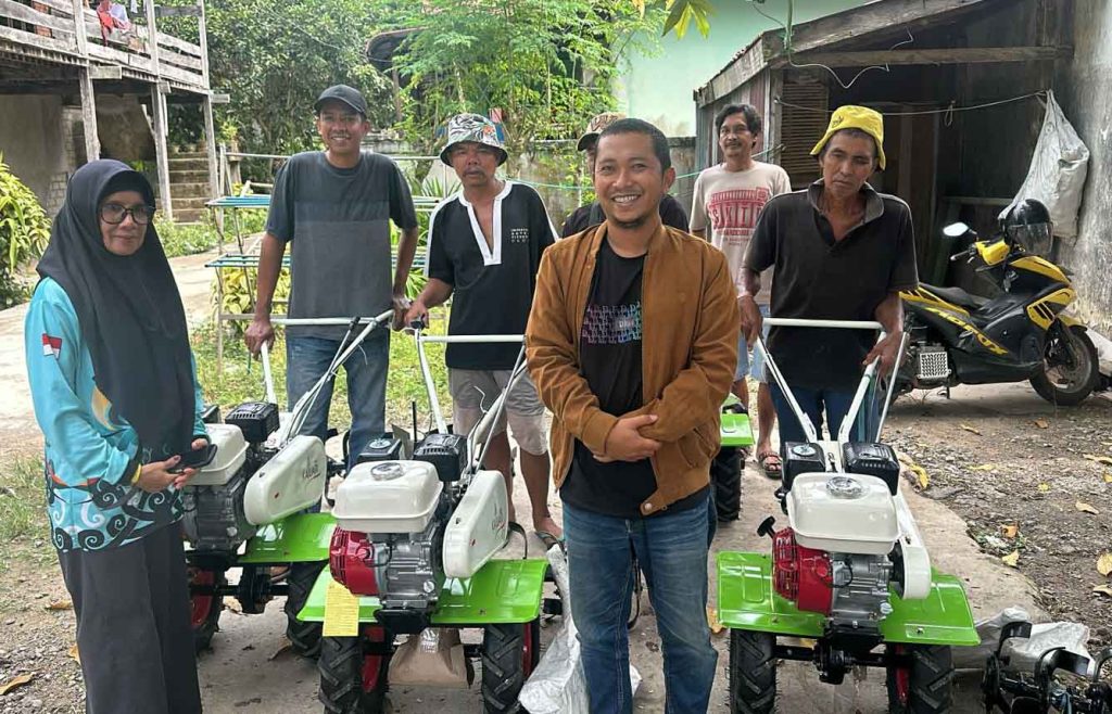 Anggota Legislatif Dorong Ketahanan Pangan Daerah, Hasbi Bantu Cultivator Petani Nunukan