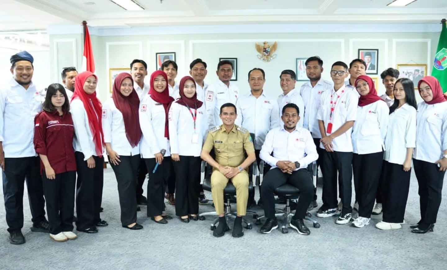 Bupati Nunukan Lepas Kontingen Relawan PMI Ikuti Temu Karya Relawan Tingkat Provinsi di Bulungan