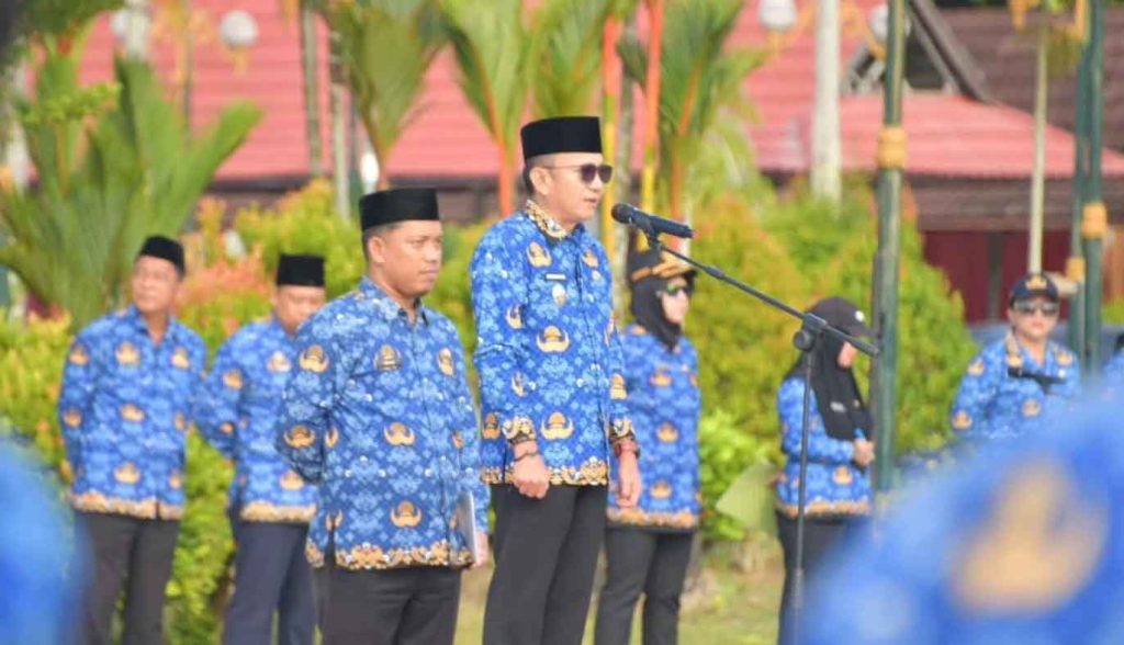 Ratusan ASN Ikuti Apel Korpri Gabungan OPD Pemkab Nunukan