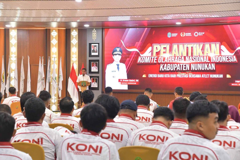 Pelantikan Pengurus KONI Periode 2025–2029, Bupati Nunukan Dorong Inovasi dan Prestasi Olahraga