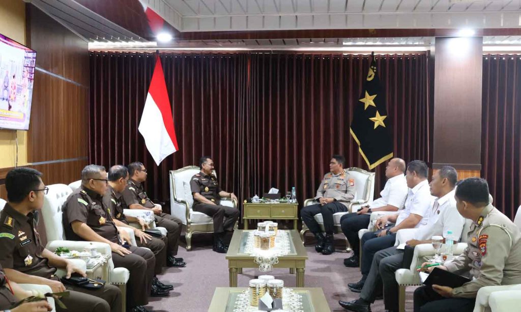 Kapolda Kaltara Terima Kunjungan Silaturahmi Kajati Kaltara
