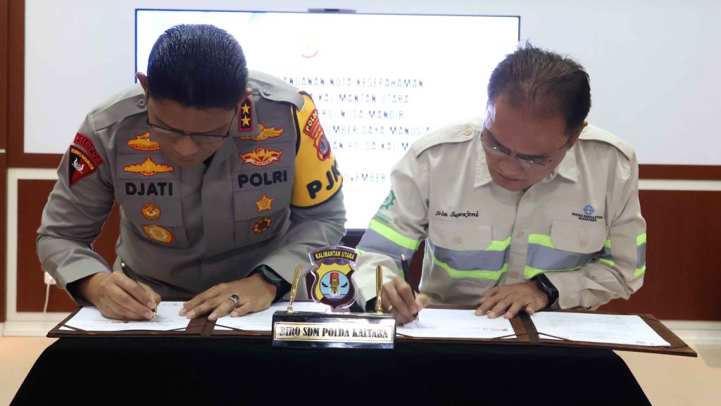 Polda Kaltara dan PT Energi Nusa Mandiri Teken MoU Program Beasiswa SDM PNPP