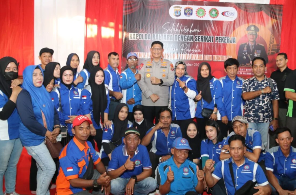 Ajak Elemen Buruh dan Komunitas Ojol Bersinergi Jaga Kamtibmas, Ini Pesan Kapolda Kaltara
