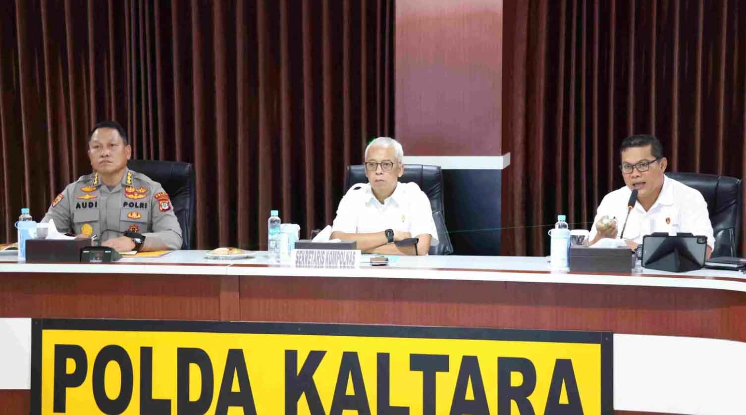 Kapolda Kaltara Sambut Kunjungan Tim Kompolnas di Polda Kaltara
