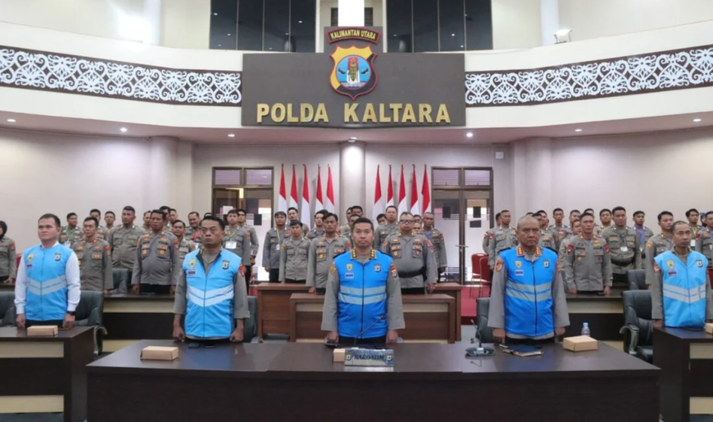 Polda Kaltara Ikuti Pelaksanaan Pakta Integritas dan Pengambilan Sumpah Peserta Seleksi SPPK, Sespimma, dan SIP Polri T.A 2026
