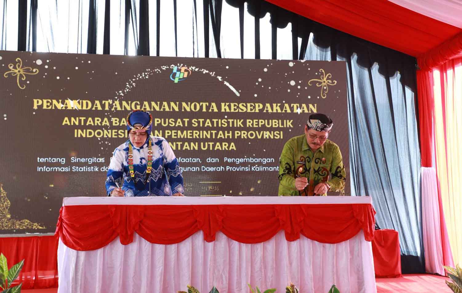 Bersama Wagub, Kepala BPS RI Resmikan Gedung Baru BPS Kaltara