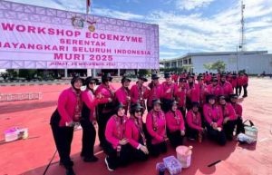 Peserta Bhayangkari Nunukan Ikuti Workshop Eco Enzyme