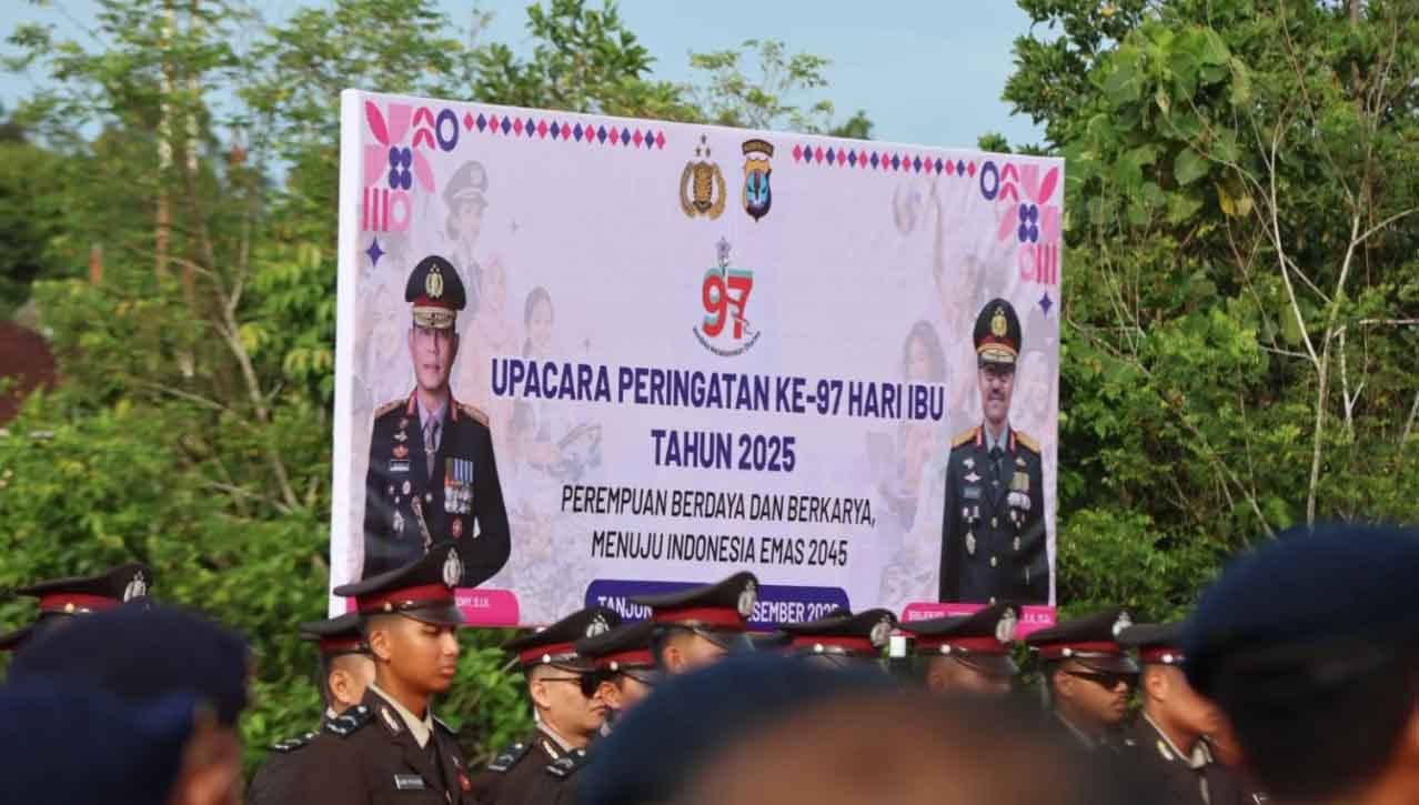 Polda Kaltara Gelar Upacara Hari Ibu ke-97