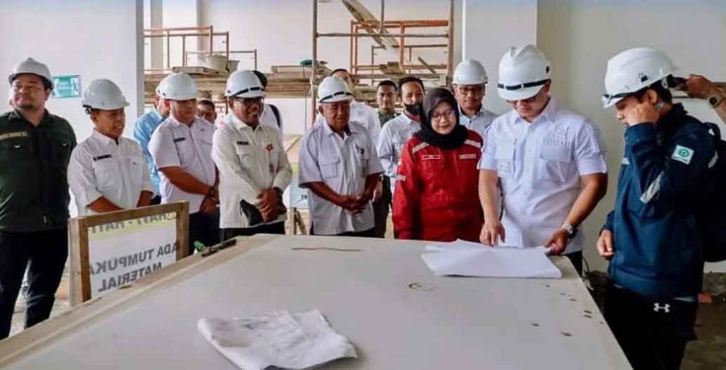 SAPRAS : Bupati Ibrahim Ali meninjau progres pembangunan sejumlah sarana dan prasarana (Sapras) di Tana Tidung.