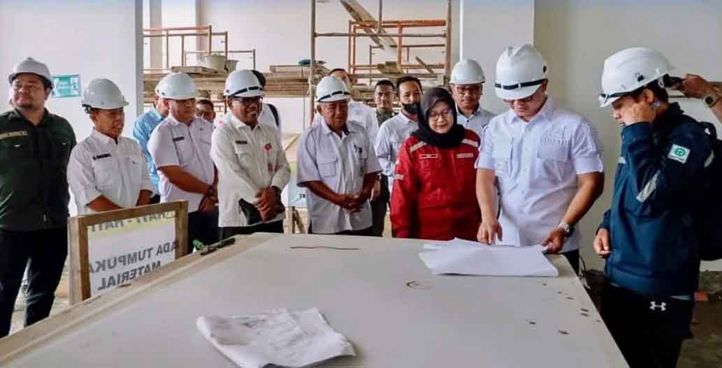 SAPRAS : Bupati Ibrahim Ali meninjau progres pembangunan sejumlah sarana dan prasarana (Sapras) di Tana Tidung.