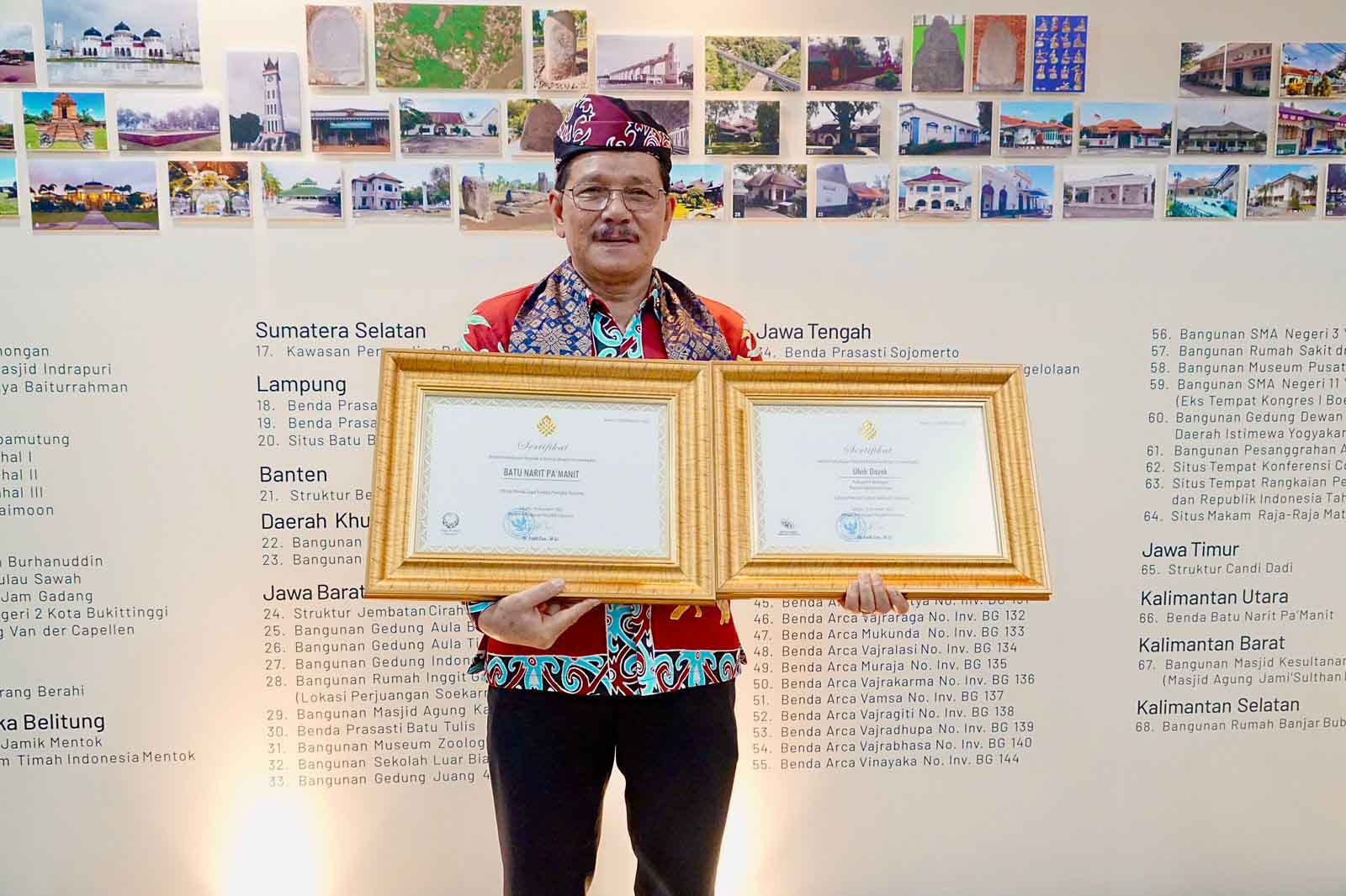 Ubek Dayak dan Batu Narit Pa’manit Kaltara Resmi Diakui sebagai Warisan Budaya Nasional