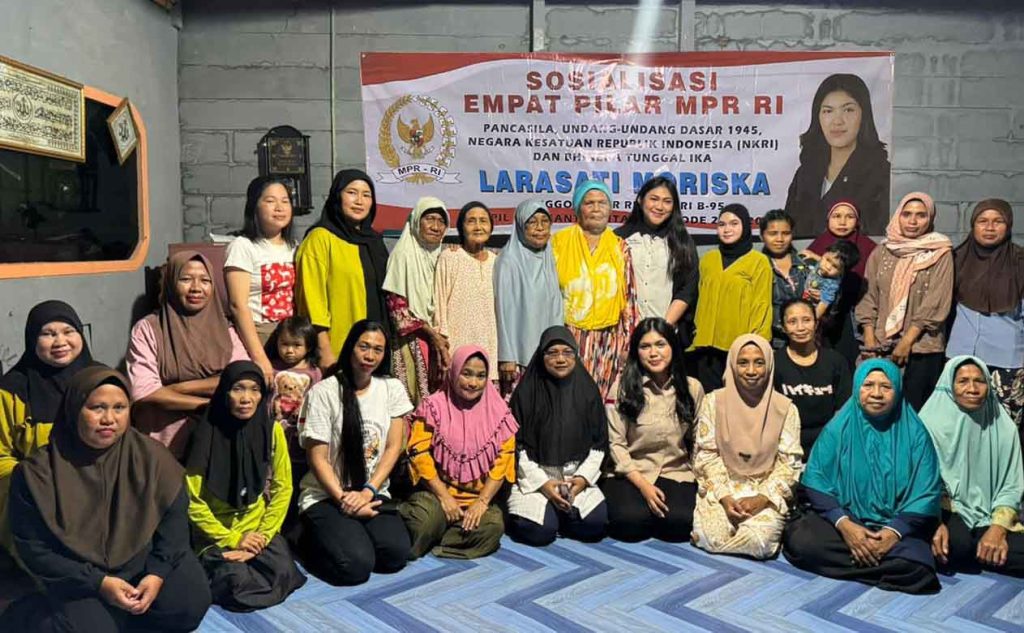 Bersama Warga Sei Fatimah, Komite IV DPD/MPR RI Sosialisasikan Empat Pilar Kebangsaan