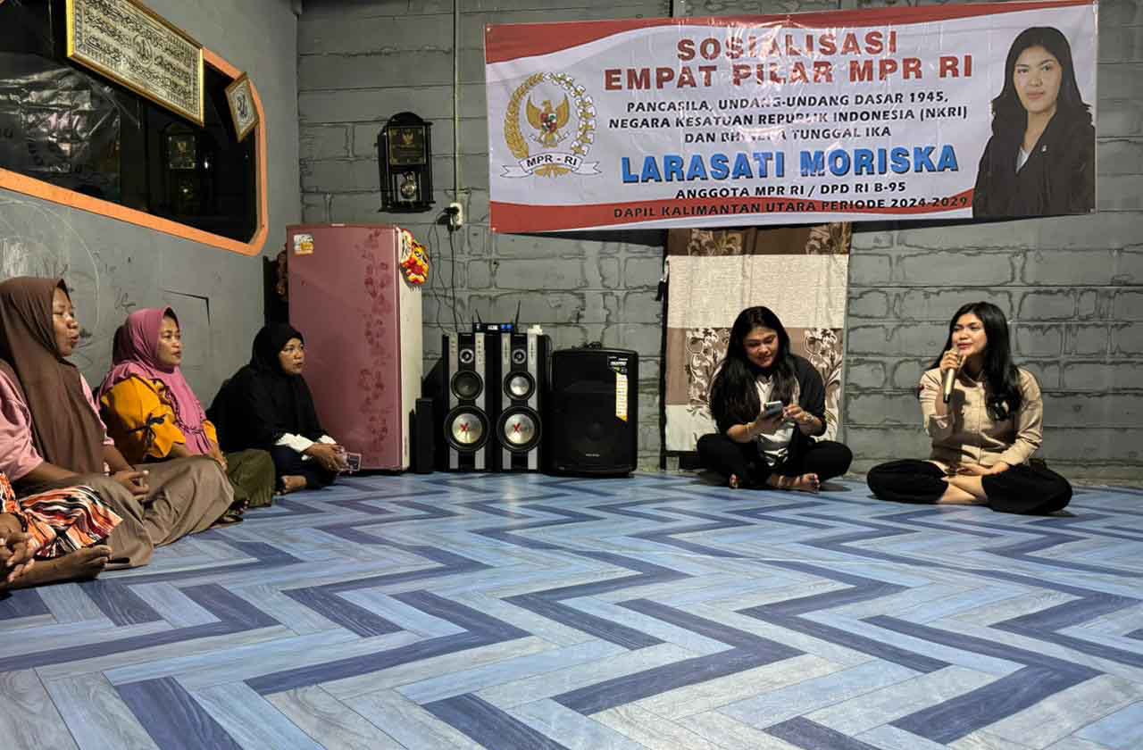 Bersama Warga Sei Fatimah, Komite IV DPD/MPR RI Sosialisasikan Empat Pilar Kebangsaan