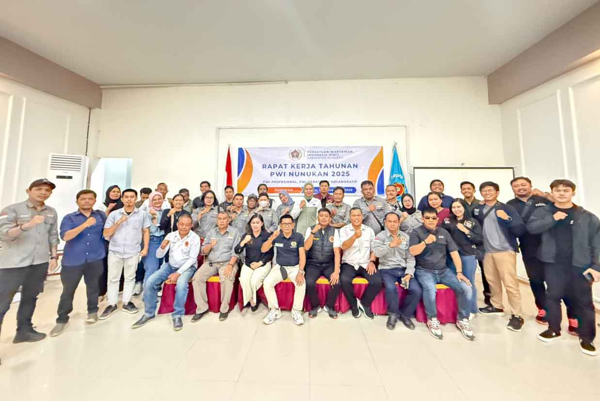 Rapat Kerja Tahunan PWI Nunukan Bahas Agenda Kerja 2026