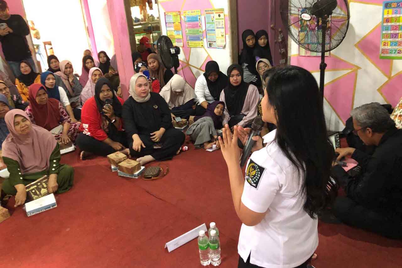 Larasati Moriska Gandeng TNI AL Sosialisasikan 4 Pilar MPR RI Di Sebatik