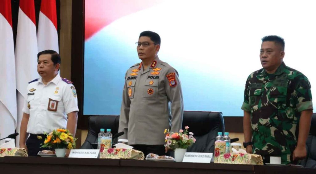 Pengamanan Nataru, Polda Kaltara Rakor Lintas Sektor Ops Lilin Kayan 2025