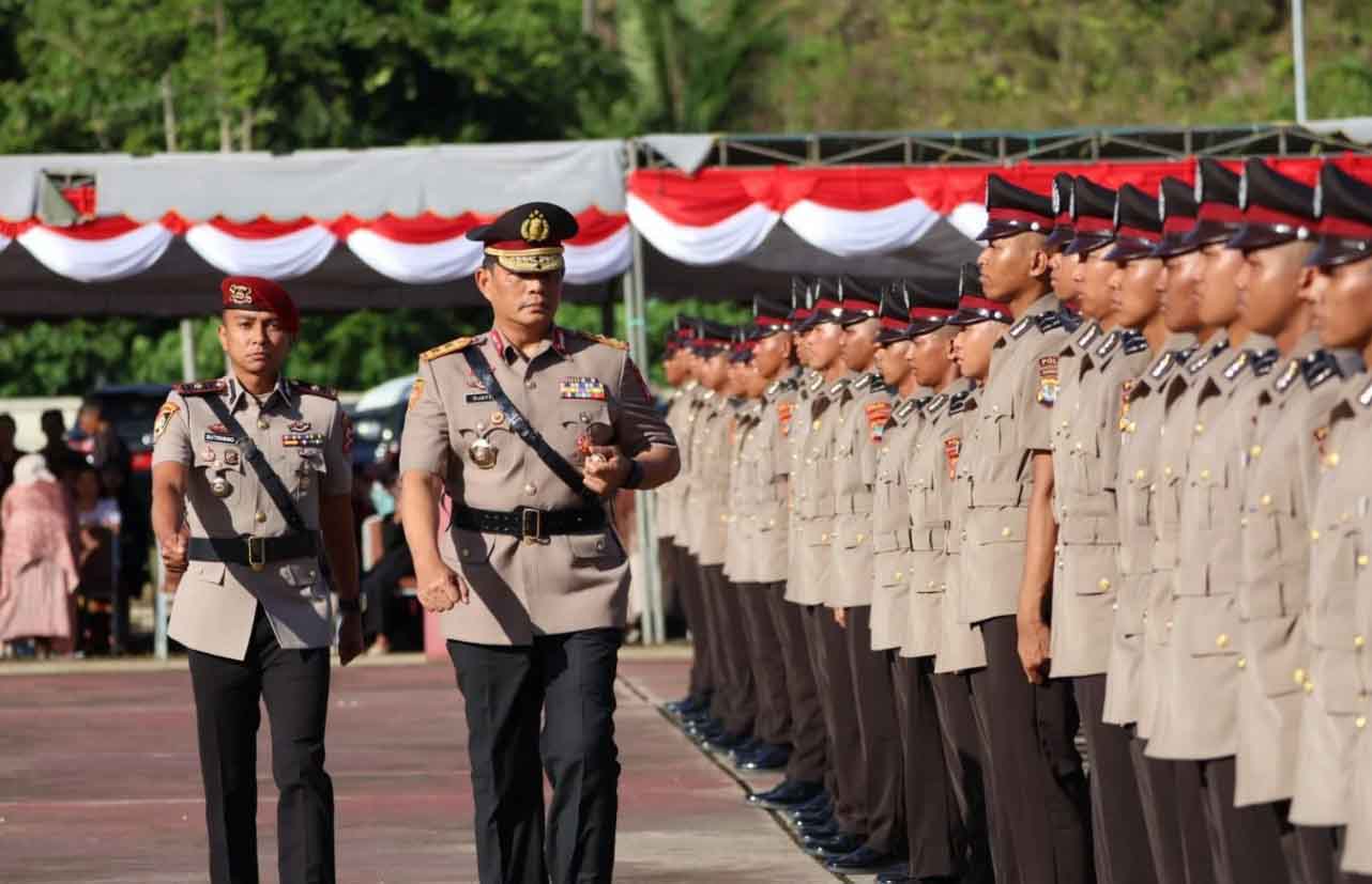Upacara Penutupan Pendidikan Bintara 2025, Kapolda Kaltara Tekankan Jaga Moralitas