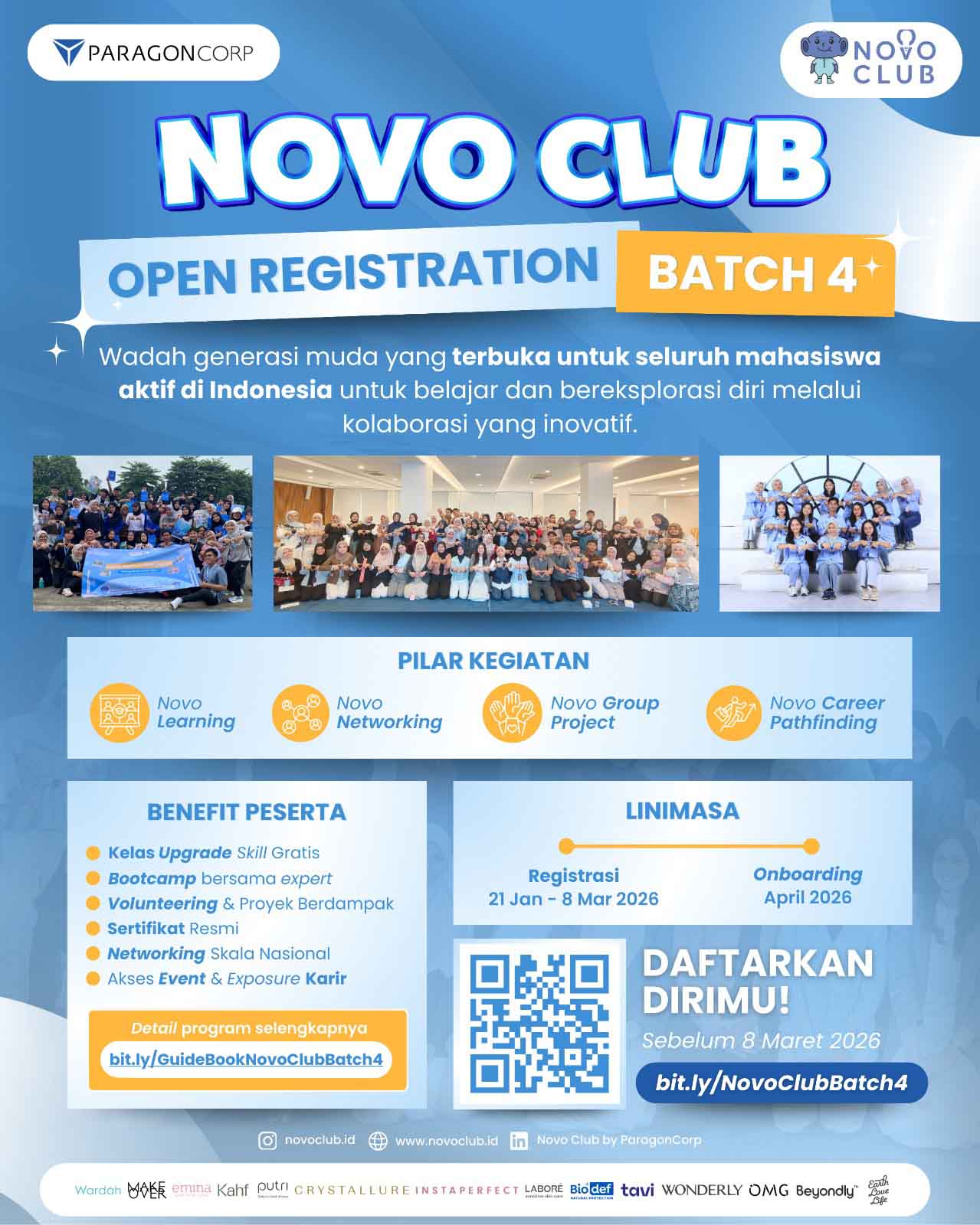 ParagonCorp Buka Novo Club Batch 4, Perkuat Regenerasi Pemimpin Muda di Tengah Tantangan Kesiapan Talenta