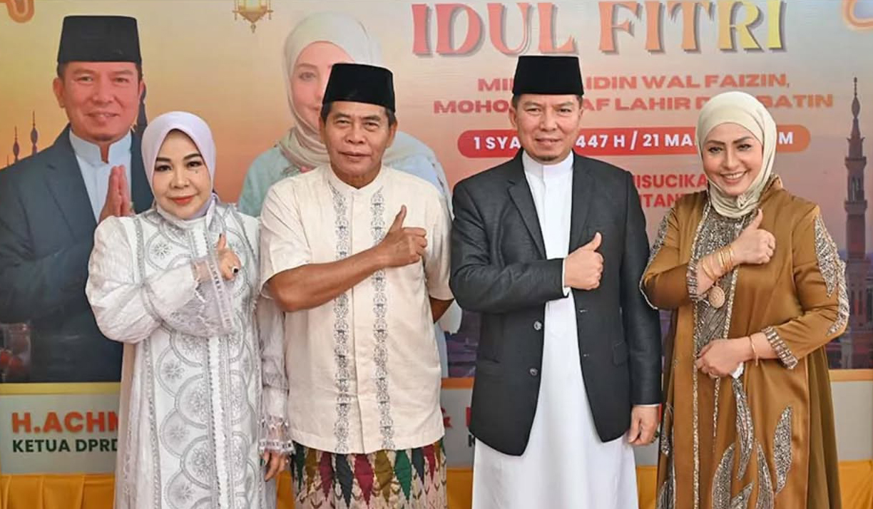 H. Achmad Djufrie Gelar Open House Idul Fitri, Dihadiri Gubernur dan Forkopimda