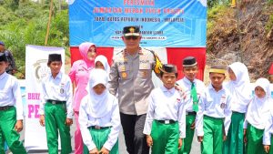 Bukti Bakti Polri Bagi Warga Perbatasan, Kapolda Kaltara Resmikan Jembatan Merah Putih Presisi di Sebatik
